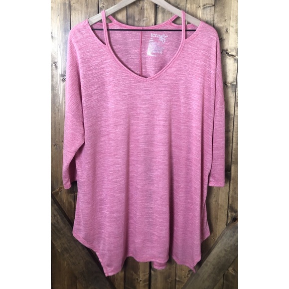 Terra & Sky Dusty Rose Top Size 14W - Picture 1 of 6